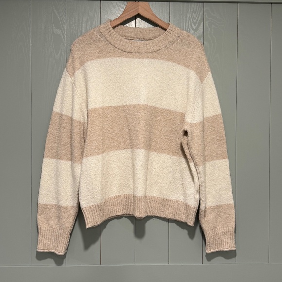 American Eagle Outfitters Soft Knit Pullover Sweater Beige/Cream-Women's Size M - Picture 1 of 5
